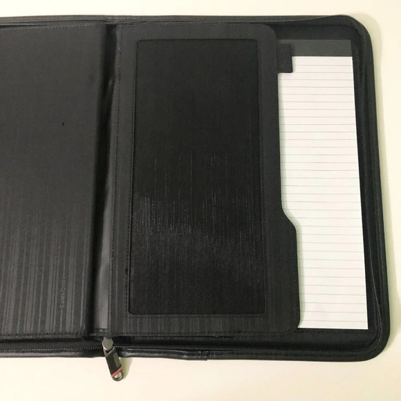 Samsonite Parker Leather  Padfolio Organizer Branded By Prime Solutions - Picture 12 of 16